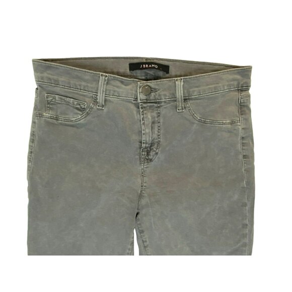 J Brand Jeans Size 28 x 28 Skinny Leg Silver Fox Gray Womens Distressed - Picture 6 of 9